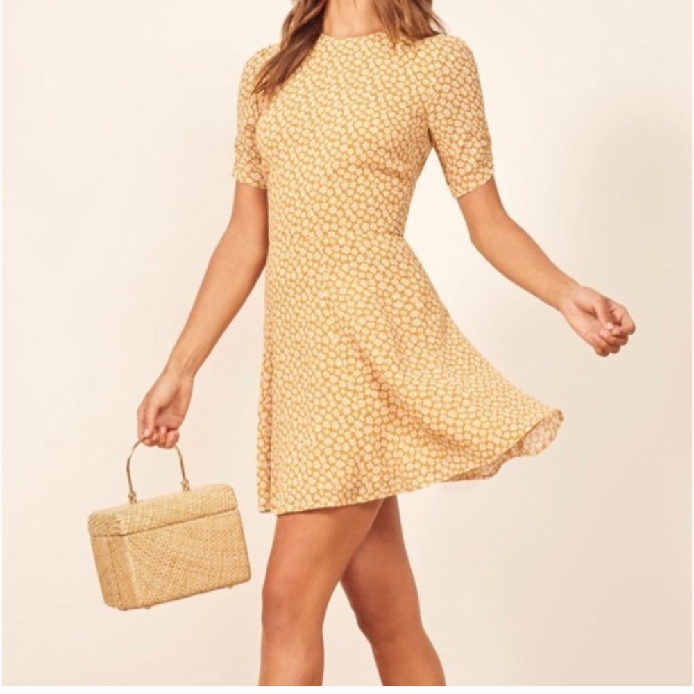 Reformation Gracie Dress in Peru